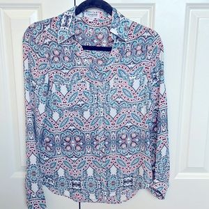 Express Portofino Shirt Slim Fit Paisley